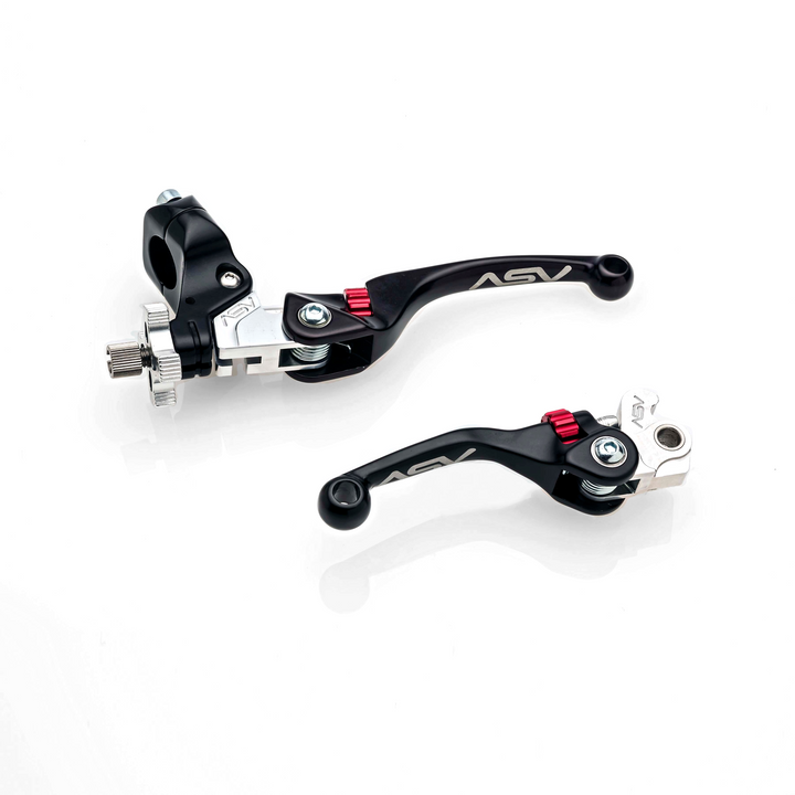 F4 Series Dirt Front Brake and Clutch Lever Pair Pack w/ Perch 