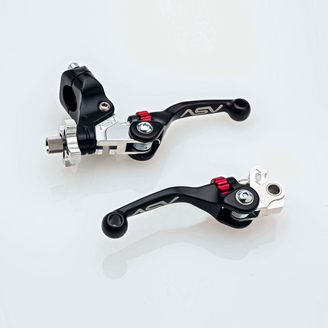 F4 Series Dirt Front Brake and Clutch Lever Pair Pack w/ Perch 