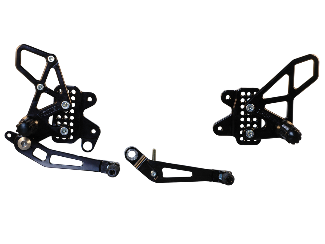 Vortex 11-23 Suzuki GSX-R600,GSX-R750 Rear Set — Black (RS582K)