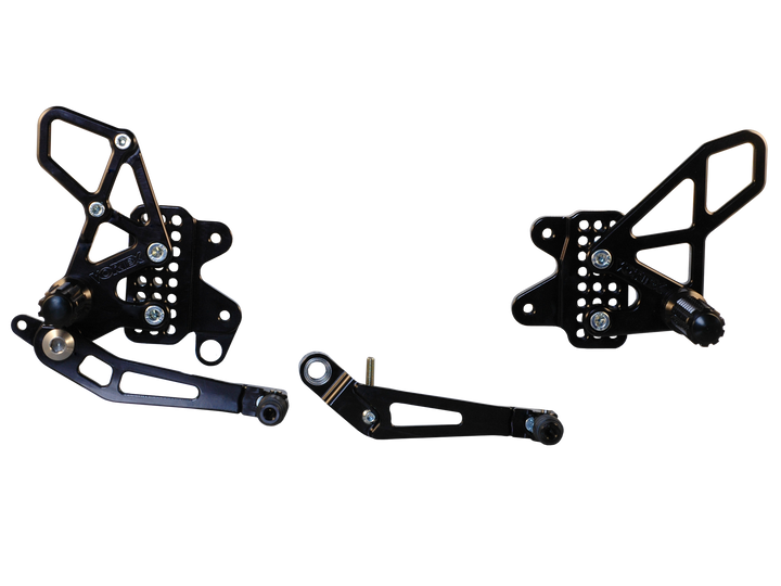 Vortex 11-23 Suzuki GSX-R600,GSX-R750 Rear Set — Black (RS582K)