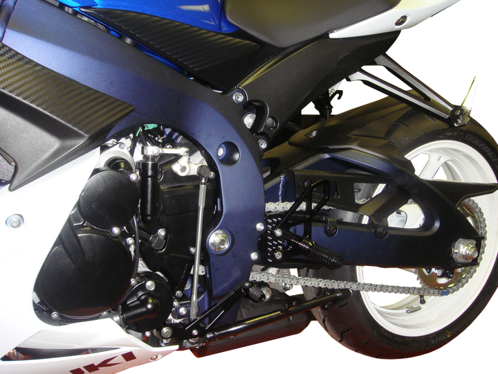 Vortex 11-23 Suzuki GSX-R600,GSX-R750 Rear Set — Black (RS582K)