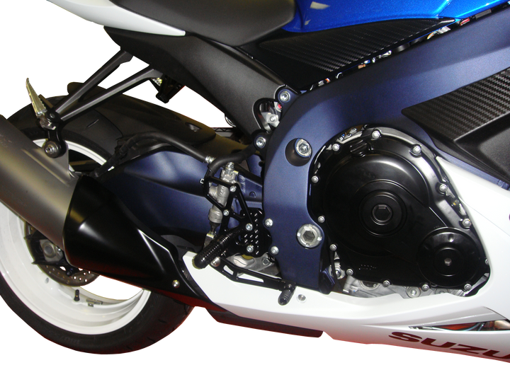 Vortex 11-23 Suzuki GSX-R600,GSX-R750 Rear Set — Black (RS582K)