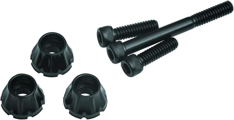 Kuryakyn Windshield Screws 14-Up FL Touring Models Black