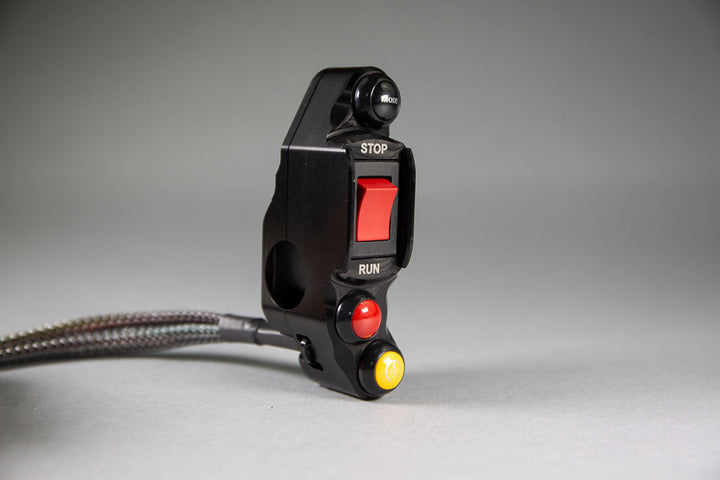 Woodcraft 2017-20 Yamaha R6 RH Race Handlebar Switch - KE harness not available for YEC Harness