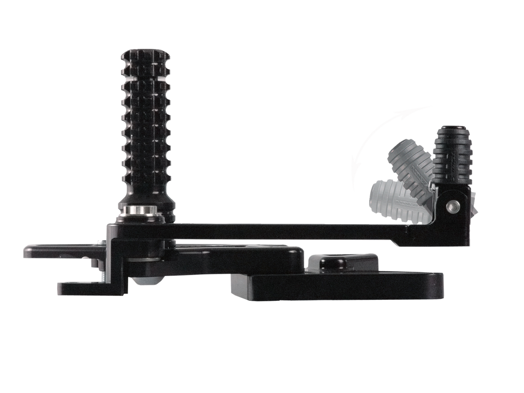 Vortex Rearsets Replacement Foot Peg with End Plug — Black (RSP04AK)