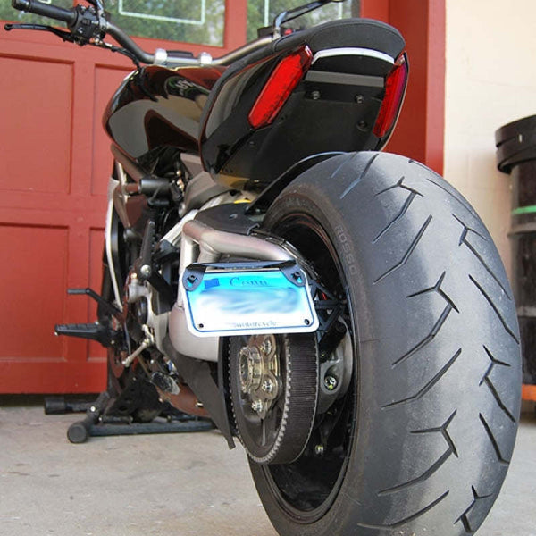 New Rage Cycles 19+ Ducati Diavel 1260 Side Mount License Plate-2 Position — 1260-SIDE