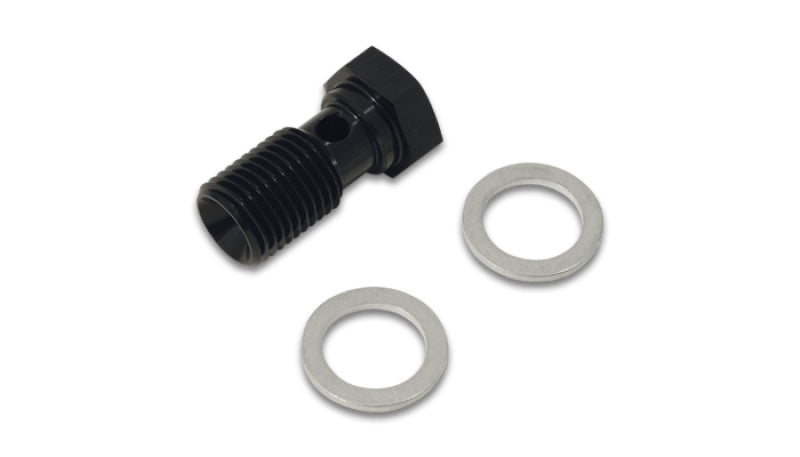 Vibrant Aluminum Banjo Bolt w/ 2 Washers - M8×1.25, 20mm