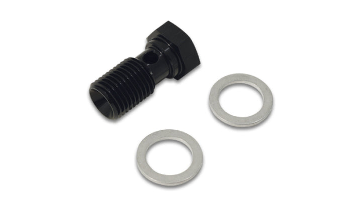 Vibrant Aluminum Banjo Bolt w/ 2 Washers - M16×1.5, 24mm
