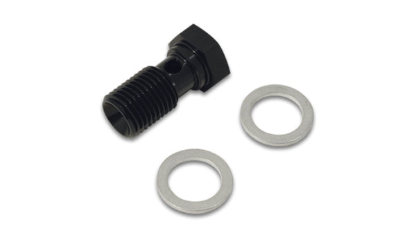 Vibrant Aluminum Banjo Bolt w/ 2 Washers - M16×1.5, 24mm