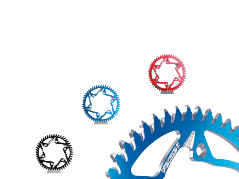 Vortex Steel Rear Sprocket 520 — Black (193AS)