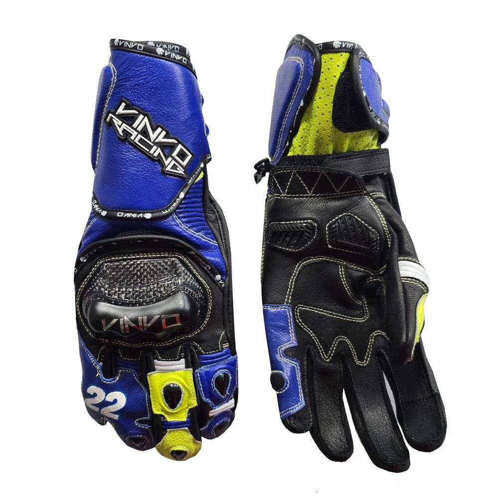 Custom Leather Race Gloves