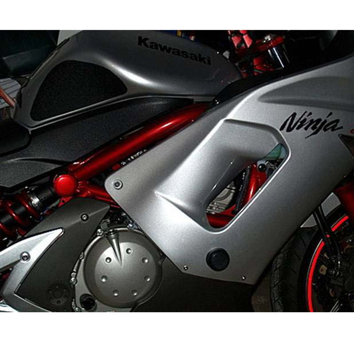 Woodcraft 2006-08 Kawasaki Ninja650 Frame Slider Kit w/ pucks