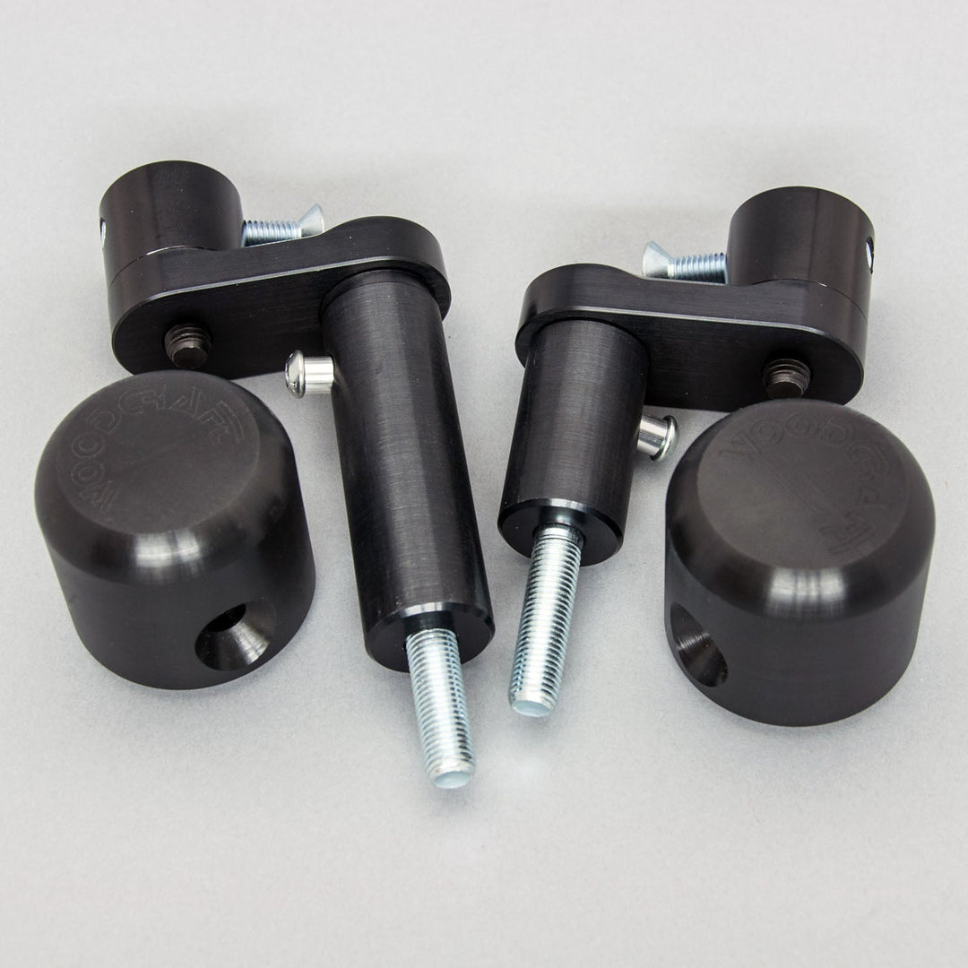 Woodcraft 2018-23 Kawasaki Ninja400, 2019-23 Z400, Ninja500 Frame Slider Kit - Street (No Cut)