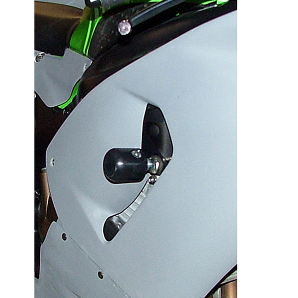 Woodcraft 2005-06 Kawasaki ZX636/RR Frame Slider Kit with pucks