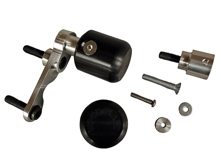 Woodcraft 2008-10 Kawasaki ZX10 Frame Slider Kit with pucks