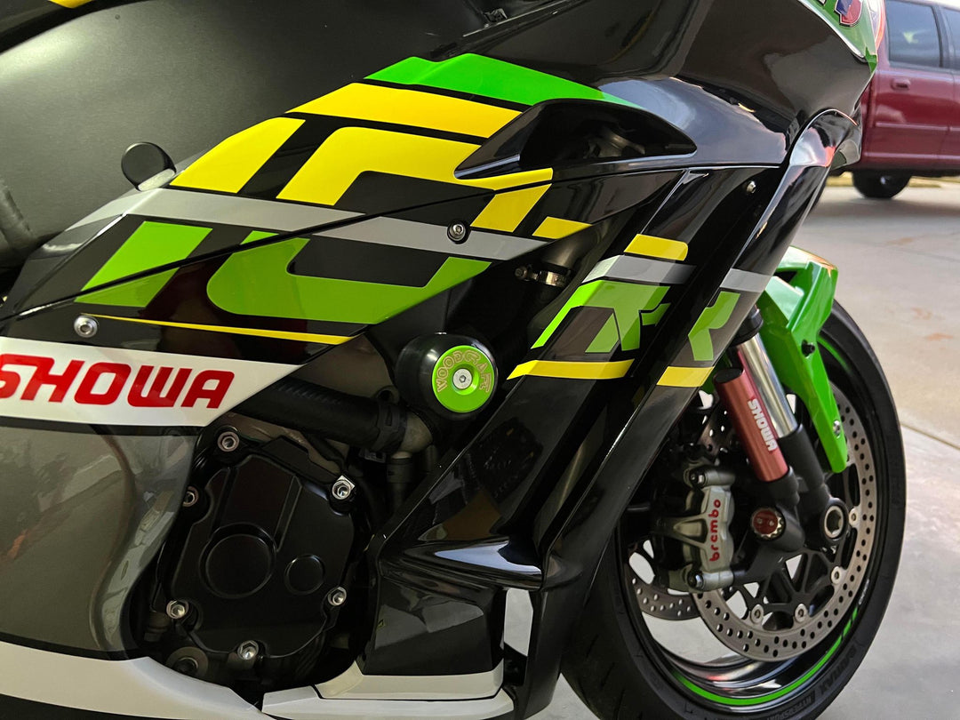Woodcraft Kawasaki ZX10R Frame Slider Kit w/ pucks