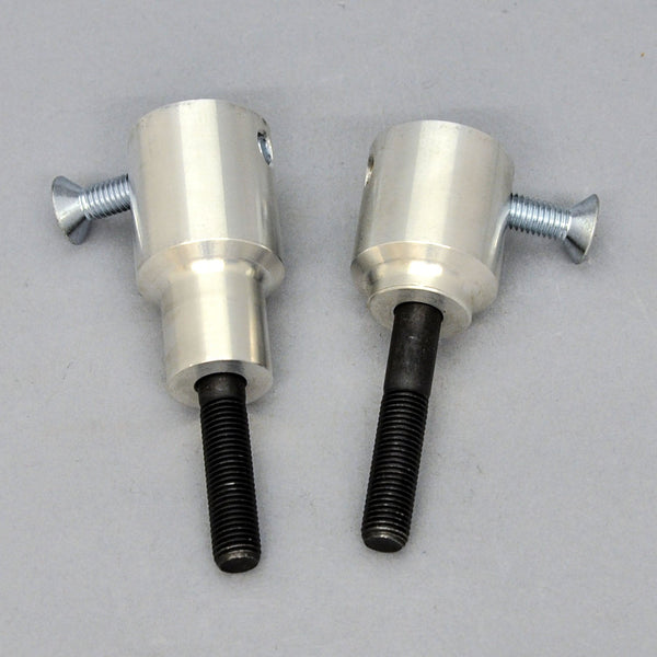 Woodcraft 1998-05 Suzuki GSXR600, 2000-05 GSXR750, 2001-06 GSXR1000 Frame Slider Base Kit (pucks sold separately)
