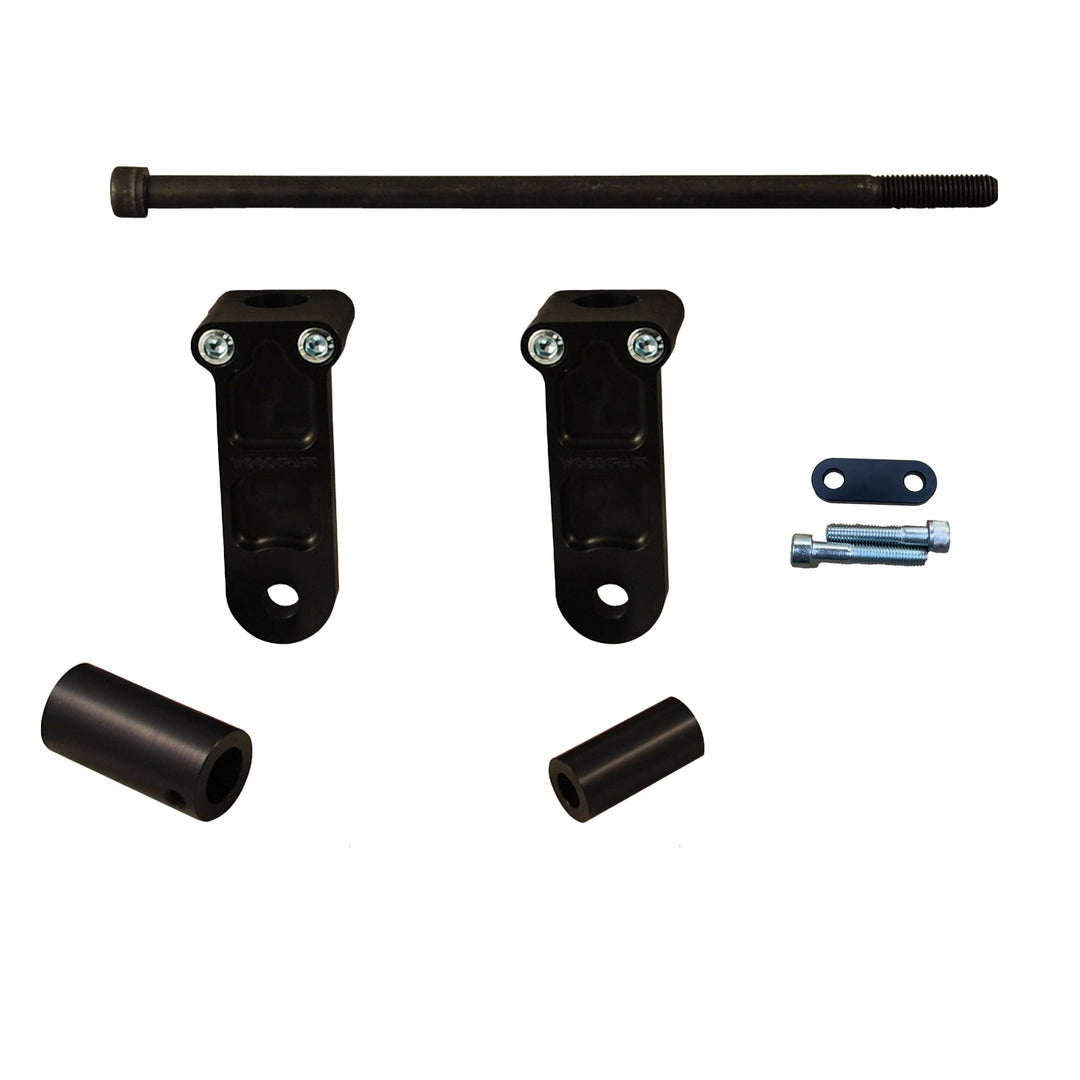 Woodcraft Ducati Hypermotard 950 Frame Slider Base Kit (pucks sold separately)