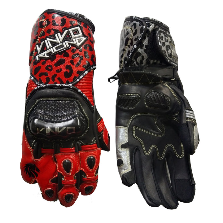 Custom Leather Race Gloves
