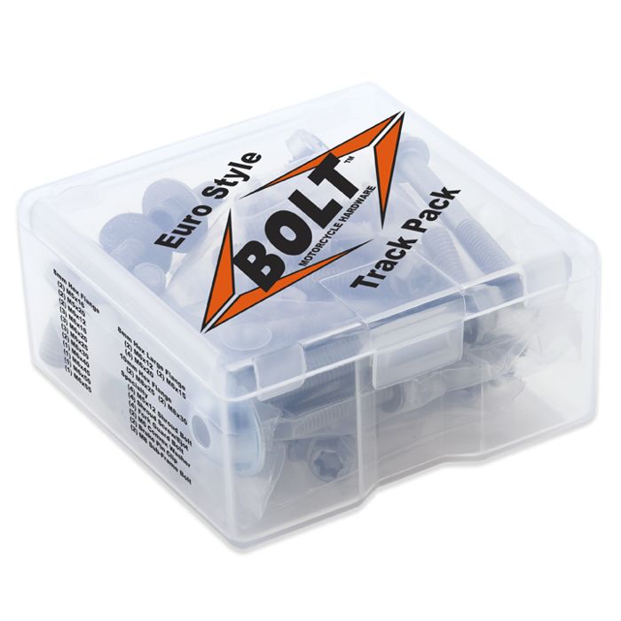 Bolt Euro Style Track Pack Hardware Kit for KTM Motocross and Off-Road, 2003-Current (50 Pieces)