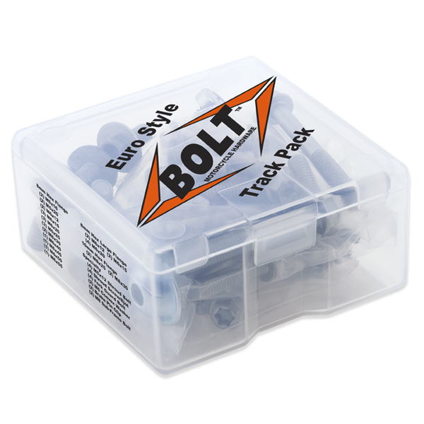 Bolt Euro Style Track Pack Hardware Kit for KTM Motocross and Off-Road, 2003-Current (50 Pieces)
