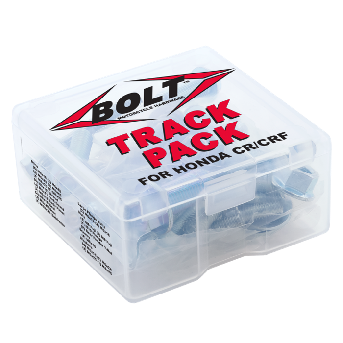 Bolt Track Pack Hardware Kit for Honda CR / CRF, 2000-Current (50 Pieces)