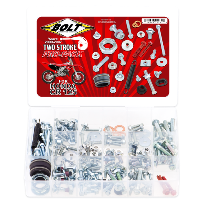 Bolt Pro Pack Hardware Kit - Honda CR125 (2-Stroke)