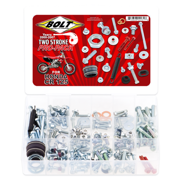 Bolt Pro Pack Hardware Kit - Honda CR125 (2-Stroke)