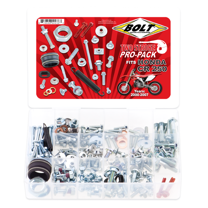 Bolt Pro Pack Hardware Kit - Honda CR250 (2-Stroke)