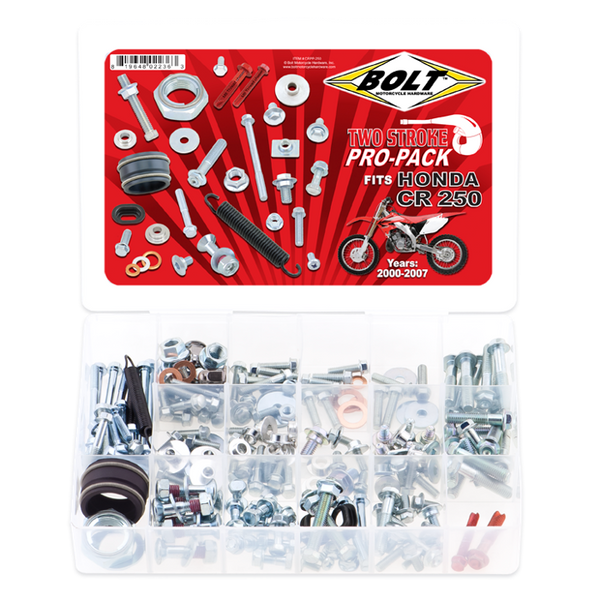 Bolt Pro Pack Hardware Kit - Honda CR250 (2-Stroke)