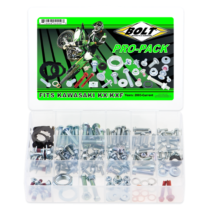 Bolt Pro Pack Hardware Kit - Kawasaki KX / KX-F
