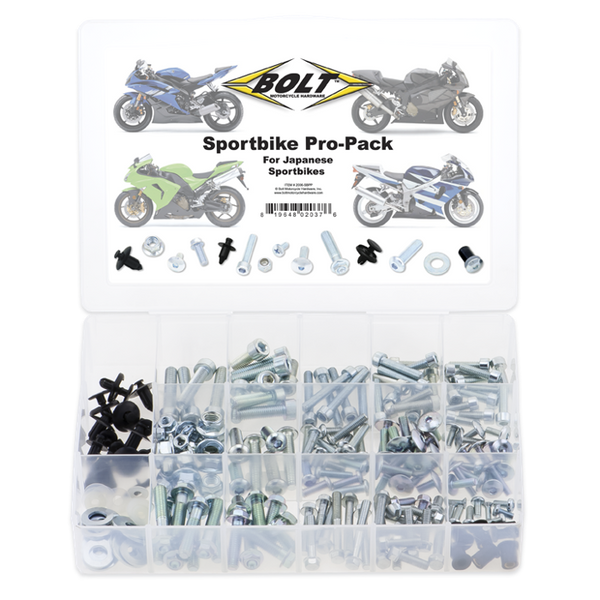 Bolt Sportbike Pro Pack Hardware Kit