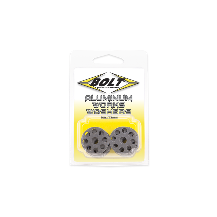 Bolt Aluminum Works Washers, 25mm (10-Pack)
