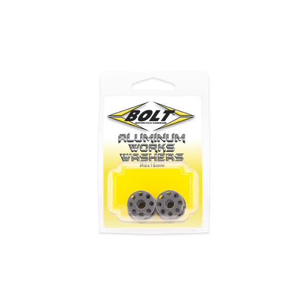 Bolt Aluminum Works Washers, 18mm (10-Pack)