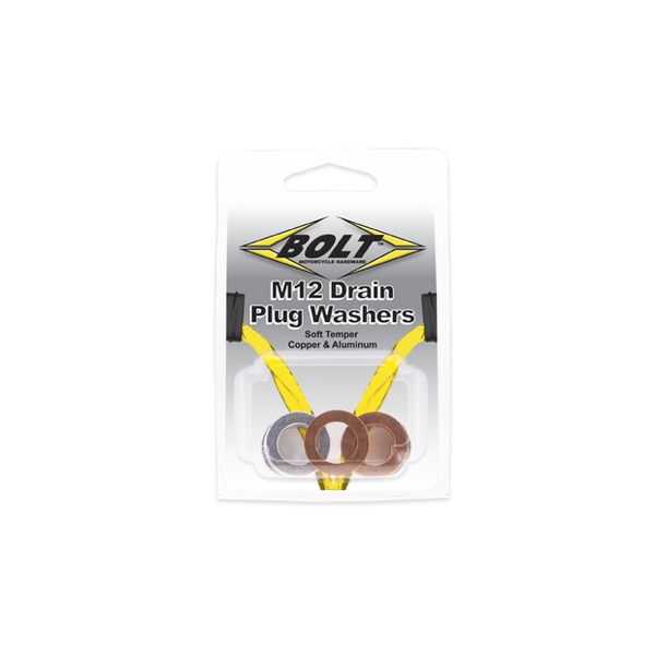 Bolt Aluminum/Copper Crush Washer 10-Pack — 12x20mm (M12)