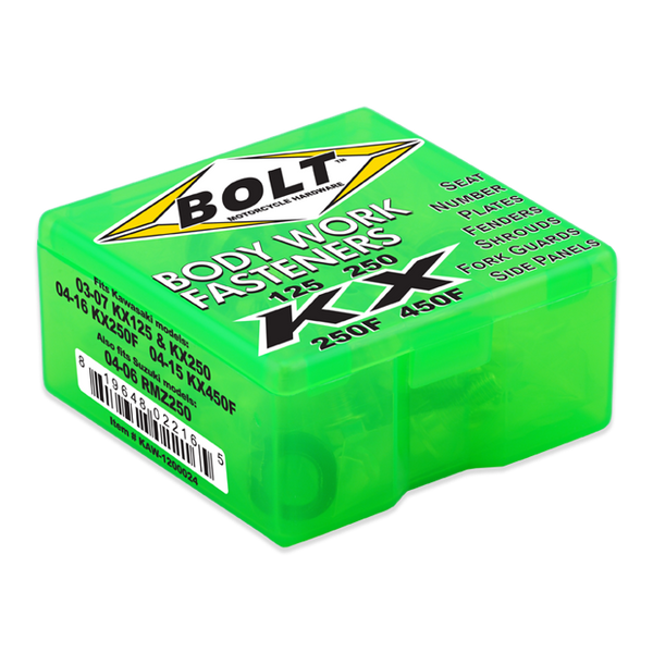 Bolt Body Work Fastener Kit - Kawasaki KX125 / KX250 / KX250F / KX450F, Suzuki RM-Z250 (2003-2016)