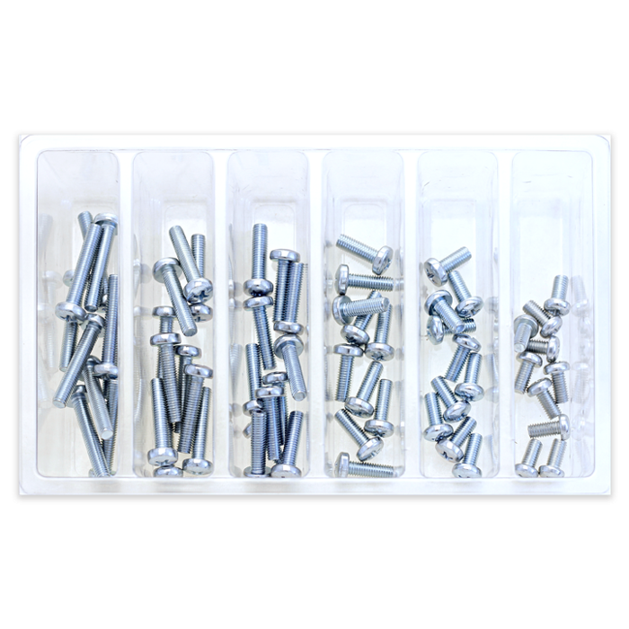 Bolt M5 JIS Pan Head Screw Service Assortment (120 Pieces)