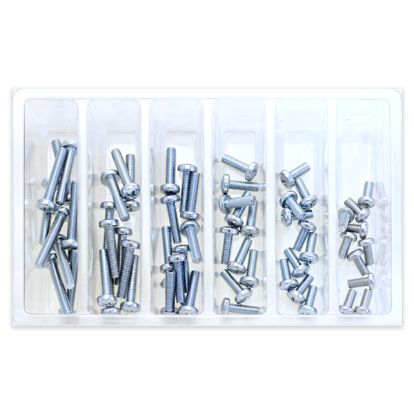 Bolt M5 JIS Pan Head Screw Service Assortment (120 Pieces)