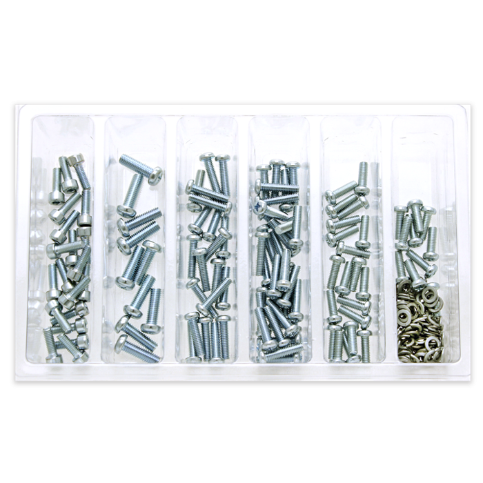 Bolt Carburetor Float Bowl Screw Service Assortment (210 Pieces)