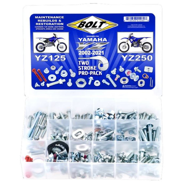 Bolt Pro Pack Hardware Kit - Yamaha YZ125 / YZ250 (2002-2021)