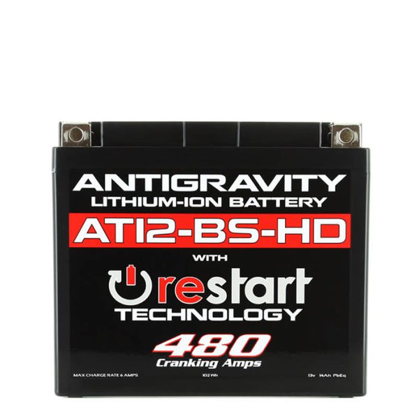 Antigravity AT12BS-HD-RS Lithium Battery — replaces YT12B-BS