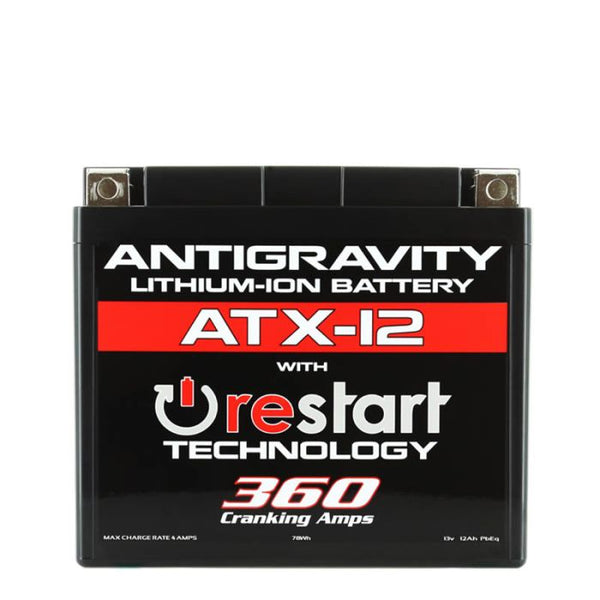 Antigravity ATX12-RS Lithium Battery — replaces YTX12-BS