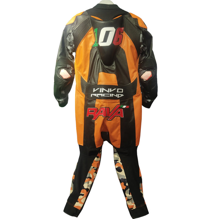 Custom Kangaroo Leather Race Suit