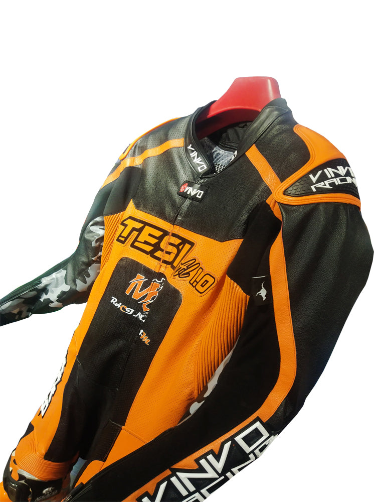 Custom Kangaroo Leather Race Suit