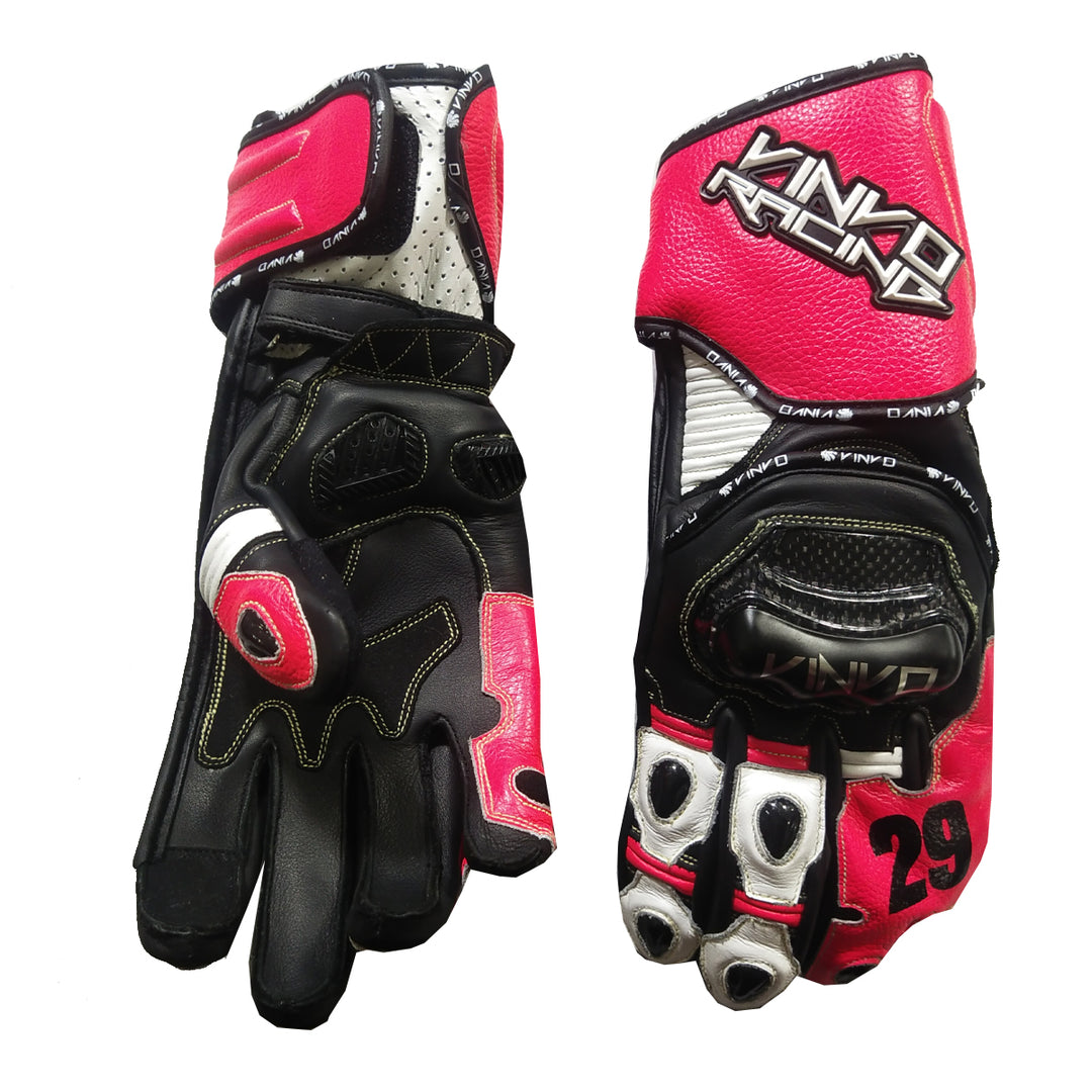 Custom Leather Race Gloves