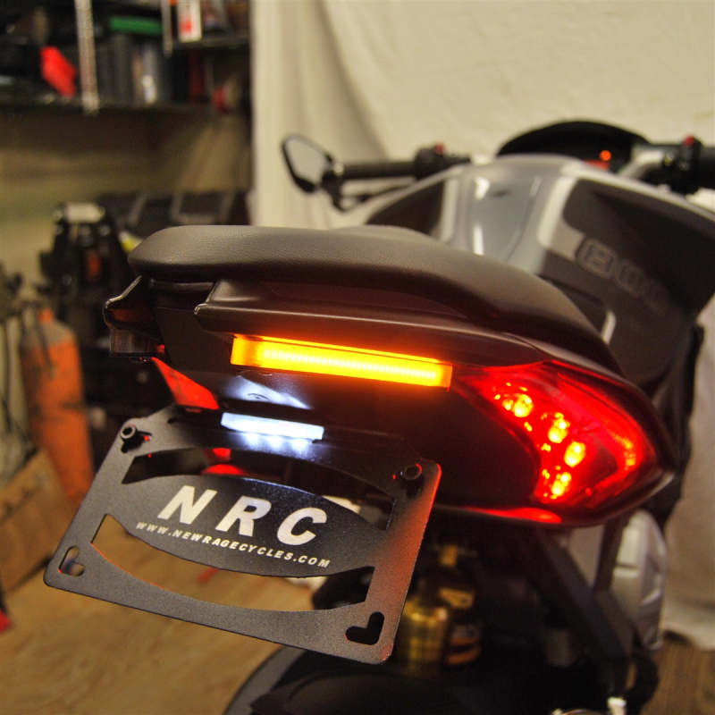 New Rage Cycles 15-18 MV Agusta Dragster 800 / RR Side-Mount Fender Eliminator Kit — DRAG-FEB