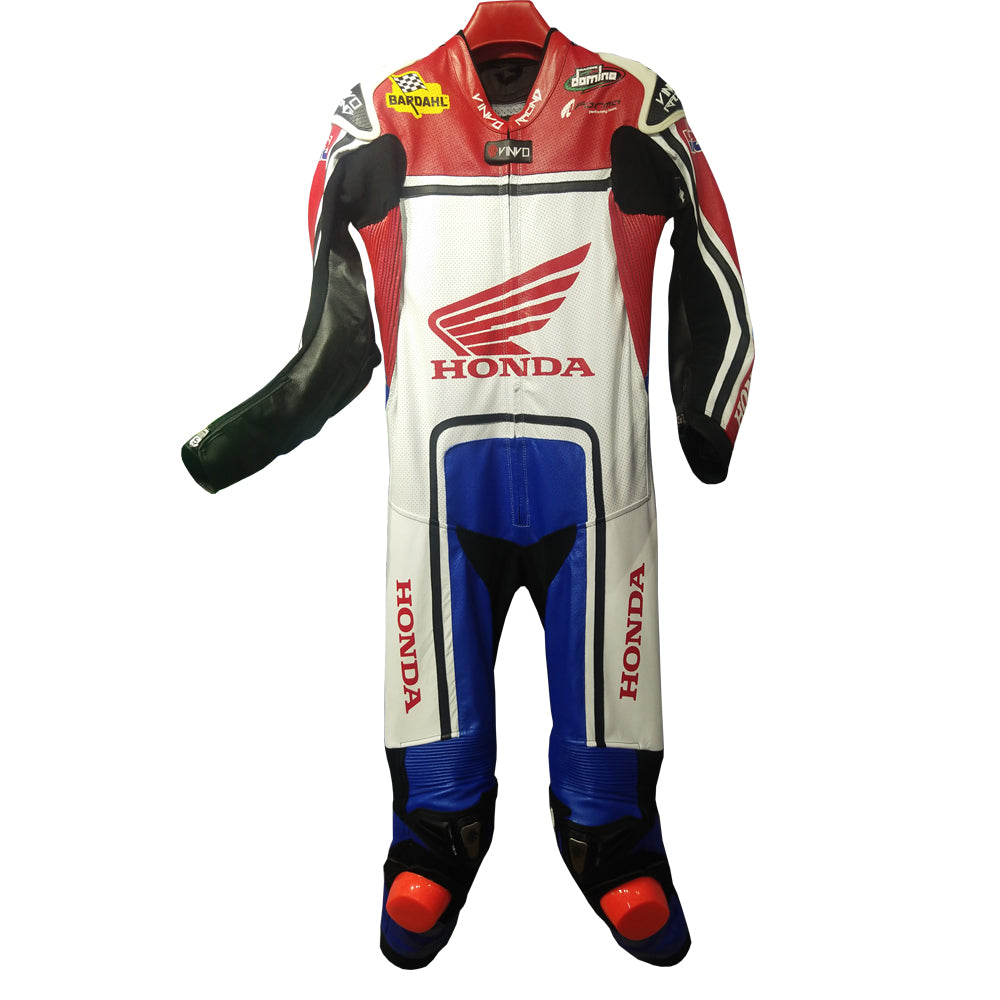 Custom Cowhide Leather Race Suit