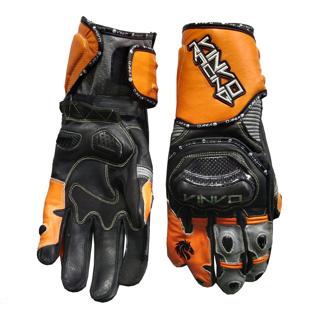 Custom Leather Race Gloves