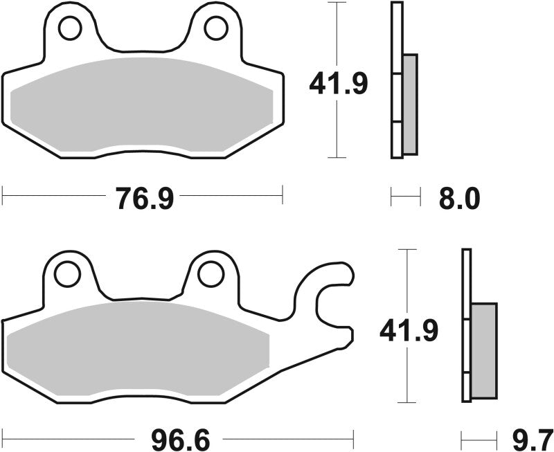 Brembo Brake Pads (07YA20SP)