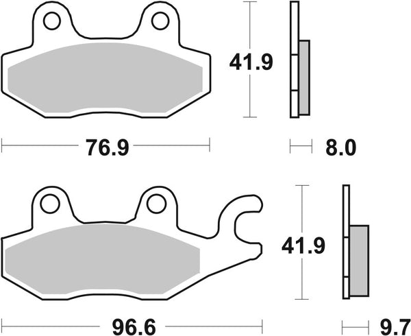 Brembo Brake Pads (07YA20SP)